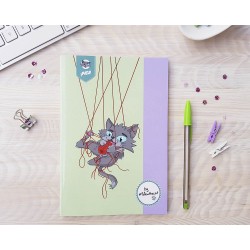 Cuaderno fino para dibujar.